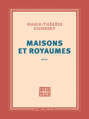cover image of Maisons et Royaumes